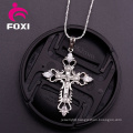 New Design Platinum Plated Unique Western Trendy Cross Necklaces